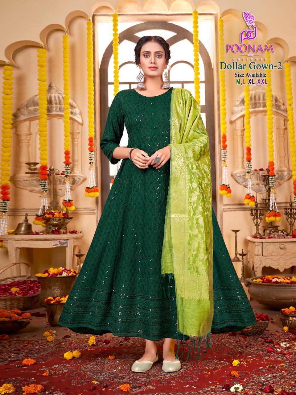 POONAM DESIGNER Dollar Gown vol-2